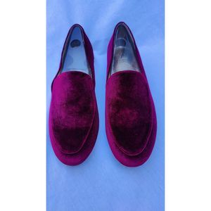 Adrianna Papell Claret Velvet Shoes